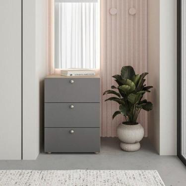 Imagem de Gaveteiro 45x60 3 Gavetas Frame Módulo CabeCasa MadeiraOriginals - Cab