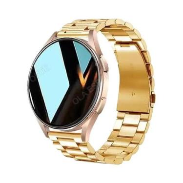 Imagem de Relógio Inteligente Feminino AMOLED Bluetooth Com Monitoramento De Fre