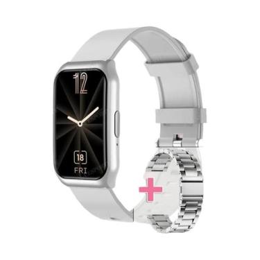 Imagem de Relógio Inteligente Unissex AMOLED Com Monitor De Frequência Cardíaca,