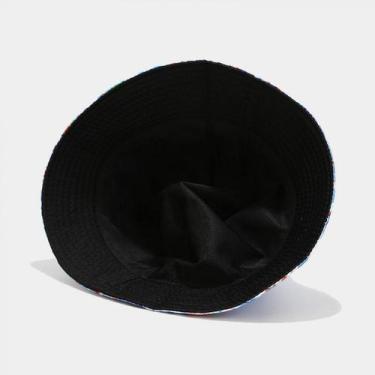 Imagem de Chapéu solar de balde impresso reversível, packable double-side-wea - 
