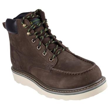 Imagem de Skechers Bota masculina Flex Rangeland Nano Toe Construção, Choc, 7.5 Wide