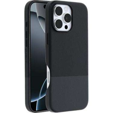 Imagem de OtterBox iPhone 16 Pro Max Statement Series Cactus Leather for MagSafe - Desert Dusk Black