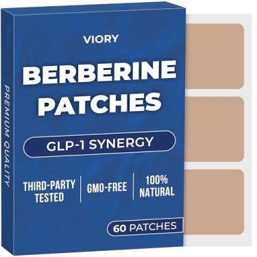 Imagem de Adesivos Berberine GLP-1 para mulheres e homens | Patch GLP1 com berberina, L-Glutamina, Garcinia Cambogia, Resveratrol | 60 dias de fornecimento