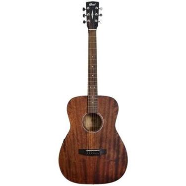 Imagem de Violão Cort Eletroacustico AF510ME Open Pore Mahogany