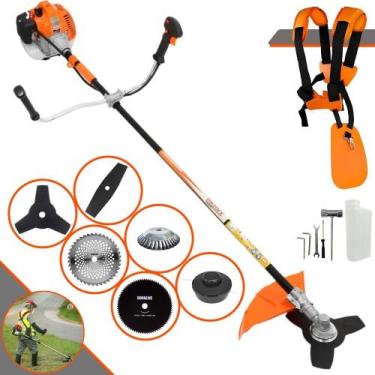 Imagem de Roçadeira Cortador de Grama 6 Em 1 Vulcan VR520-H À Gasolina 52cc 2,5H