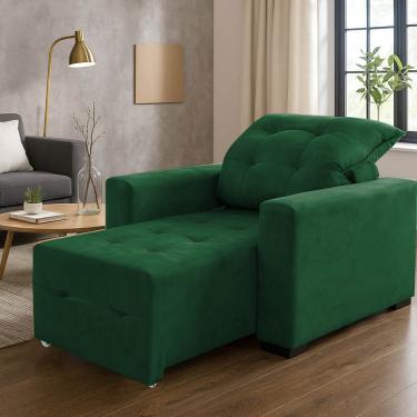 Imagem de Poltrona Amamentação E Decoração Helena Verde