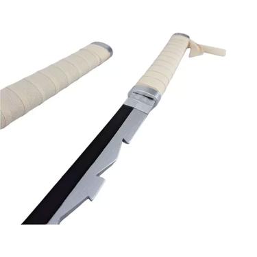 Imagem de Espada Demon Slayer Kimetsu No Yaiba Katana Inosuke Lamina de Bambu Cosplay Decoração