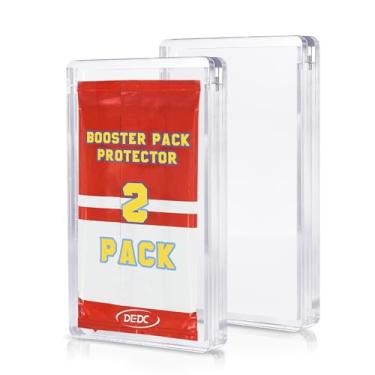 Imagem de 2 PCS Booster Pack Protector Display Magnetic Card Holder Case Bundle Thick Acrylic for Collectors Shelf Display UV Protect Your Collectible(2)