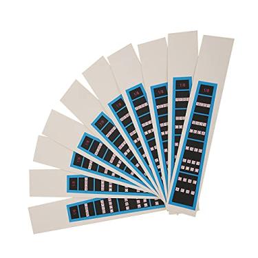 Imagem de Domary Adesivo de Violino Preto Azul Guia de Dedo Acessórios para Instrumentos Musicais Iniciantes (BC03 1/8 borda azul)