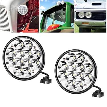 Imagem de NWpangu 2 peças Par46 Unity Spotlight, 14.6 cm 5-3/10.2 cm H5001 Projetor de feixe selado de luz LED 36W, especial para substituição de luzes de pilar de barco com holofote antigo Unity