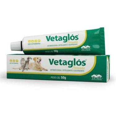 Imagem de Vetaglós Pomada Cicatrizante Vetnil  50g para Cães e Gatos