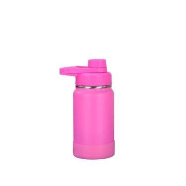 Imagem de Garrafa TéRmica Esportiva em Aço InoxidáVel com Proteção TéRmica em Silicone e AlçA Isolada, 350 ml(pink,800ml)