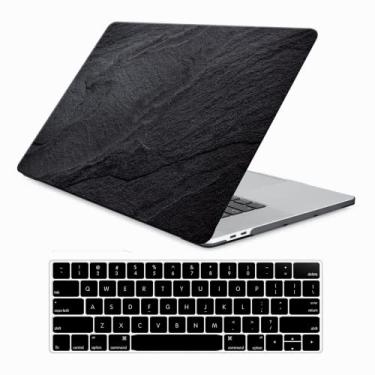 Imagem de Funut Capa para MacBook Pro 16 polegadas 2024 2023 2022 2021 modelo M3 A2991 M2 A2780 M1 A2485 Pro Max com capa de teclado, capa protetora de encaixe rígido para MacBook Pro 16 polegadas M3/M2/M1,