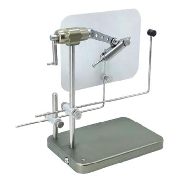 Imagem de Vaveren Morsa para amarração de moscas, acessórios para fabricação de iscas, rotação de 360 ​​graus, morsa prática para pesca com mosca, equipamentos de pesca