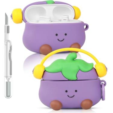 Imagem de Capa para fones de ouvido Beats Studio Buds/Buds Plus | Capa protetora de carregamento de silicone | com kit de limpeza e mosquetão | Design de pele de vários estilos | Capa para meninos meninas