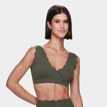 Imagem de Top Rowa Heart V-Cut Feminino, Verde, G