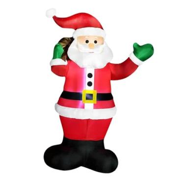 Imagem de Esquirla Papai Noel Inflável de Natal de 1,8 M com LED Embutido para Quintal E Decoração Natalina.
