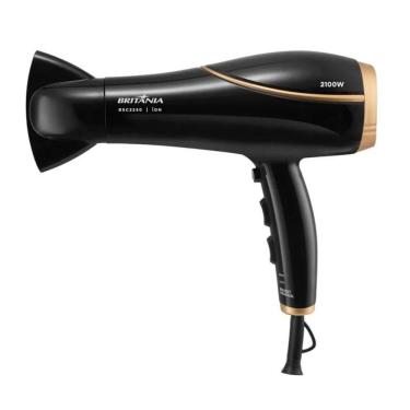 Imagem de Secador de Cabelo Bilvolt 2100w Reduz Friz com Concentrador 3 Temperaturas 2 Velocidades Britânia