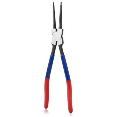 Imagem de GOLD DEER Alicates de anel de pressão internos de 33 cm, alicate de anel de retenção de precisão resistente, garra reta para remoção de anel de retenção e remoção de mangueiras