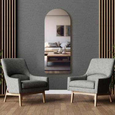 Imagem de Espelho Orgânico Luxuoso Para Salão Quarto Banheiro Hall Decorativo Ek