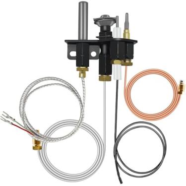 Imagem de Conjunto piloto 69L17 Gás Natural Compatível com Lennox Pilot Assembly - NG 69L17, 69L1701, 904405, J4117 Montagem Piloto SIT para Elite IHP Merit Serefina Superior Astria Direct Vent Gas Lareiras