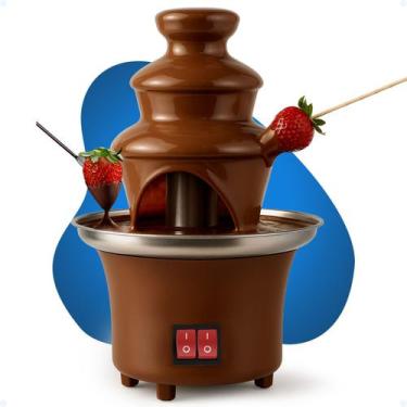 Imagem de Torre Cascata De Chocolate Fondue Mini Máquina De 3 Andares - Tomate
