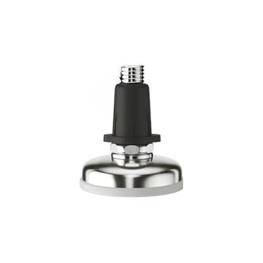 Imagem de Kit 2 Pés Niveladores Multiuso com Rodinhas, Plástico e Metal, Suporta até 180kg, Ajustável 45-70cm, Sortido