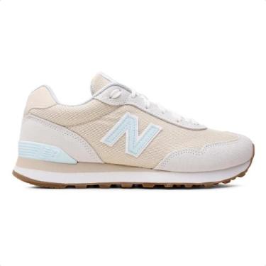 Imagem de Tênis New Balance 515 V2 Feminino, 38, Bege, Azul