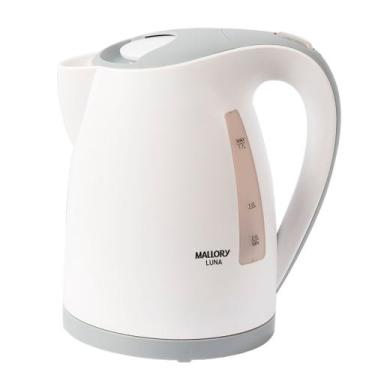 Imagem de Chaleira Elétrica Mallory Luna - 1,7L, Base Rotativa 360º, Desligament