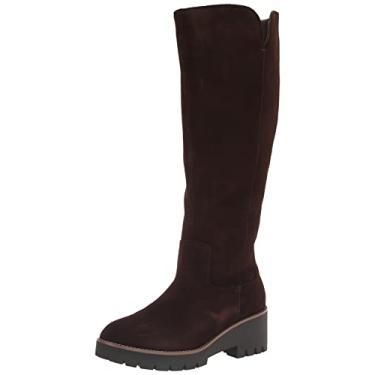 Imagem de Blondo Bota feminina impermeável DeonKnee High Boot, Camurça chocolate, 35