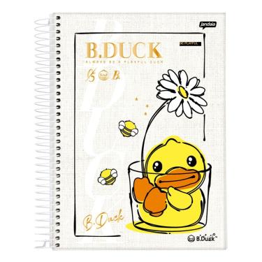 Imagem de Caderno Espiral Universitário Capa Dura B Duck 1 Matéria 80 Folhas Jandaia Estampa 1