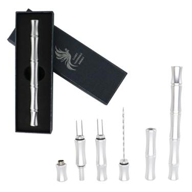 Imagem de Ferramenta de aprimoramento de desenho de charuto e agulha de fixação de charutos 3 em 1 O furador de charutos para todos os charutos é um acessório prático e essencial para amantes de charutos