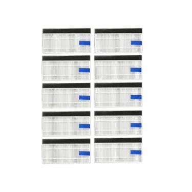 Imagem de Kit de peças de reposição 3 em 1 - Escova de rolo + Escova lateral + Filtro HEPA, compatível com o aspirador robô Tefal Rowenta X-plorer Serie 75 RG7687 RR7687WH.(Plum)