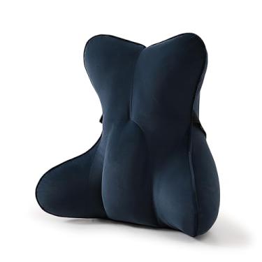 Imagem de Ailuteie Almofada de suporte lombar – Almofada ergonômica multifuncional para cadeira de escritório, assento de carro e sofá, almofada de leitura com suporte firme em várias zonas para aliviar a dor