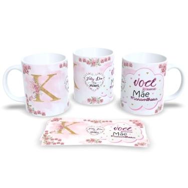Imagem de Caneca Alfabeto dia das Mães Cada Letra é Um Carinho Para a Sua Mãe (K)