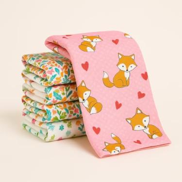 Imagem de Kit 03 Toalhas De Banho Infantil Microfibra Estampada Praia Menina