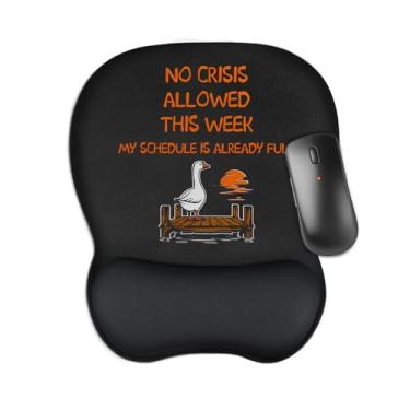 Imagem de Aganmi Mouse pad ergonômico engraçado com descanso de pulso para trabalho, base de borracha antiderrapante para alívio da dor, computador, laptop, casa, escritório, decoração acessórios, presentes