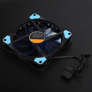 Imagem de Cryfokt Ventilador de Chassi Silencioso 12 CM Acessório para Computador Refrigerador para Caixa de Computador - Rolamentos de Pressão de água, Operação Silenciosa para Estações de Trabalho de (15