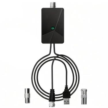 Imagem de Amplificador de antena de TV digital igh Gain – para TV 4K gratuita para uso interno e externo, suporta DTMB DVB-T