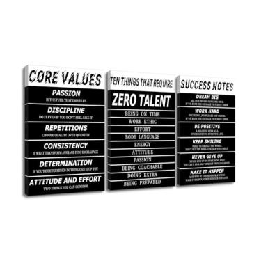 Imagem de Tela inspiradora arte de parede sucesso empreendedores citações pintura de imagem sinais motivacionais cartazes impressão para escritório, casa, quarto, quarto de adolescentes, academia, decoração