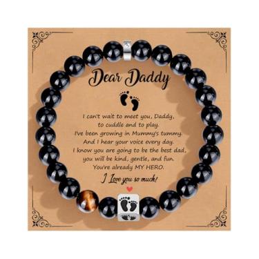 Imagem de FLHEART Presente para homens pulseiras de corrente cruzada para homens e mulheres, pulseira masculina preta de aço inoxidável, fé religiosa Páscoa católica cristã Deus Jesus comunhão batismo joias