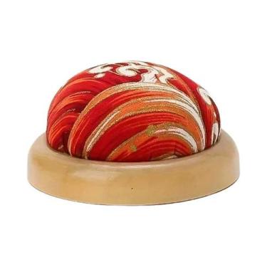 Imagem de Bolsa De Armazenamento De Agulhas DIY Com Fundo De Madeira Para Costur