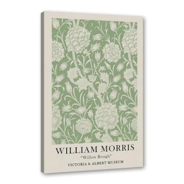 Imagem de Arte de parede verde sálvia Matisse William Morris Bauhaus Impressão floral abstrata Mercado de Flores Cartaz Picasso Estética Decoração de Parede para Sala de Estar (SKU2,20.3x30.5 cm = (20x30cm