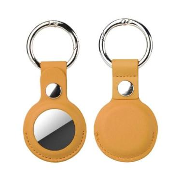 Imagem de Capa De Chaveiro Impermeável Em PU Para Apple Airtags, Etiqueta De Bag