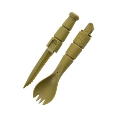 Imagem de Conjunto De Talheres Táticos Mini EDC Multifuncional Para Camping E Ca