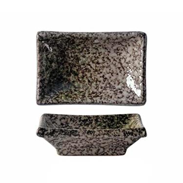 Imagem de Tigelas de imersão 2 peças tigela de molho de cerâmica pequena quadrada prato de molho prato de sushi prato de mostarda molho de soja bandeja de pimenta pratos de aperitivo (cor: 9) (9)