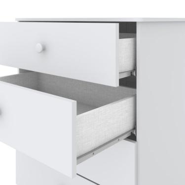 Imagem de Cômoda 4 Gavetas Labirinto Henn Branco