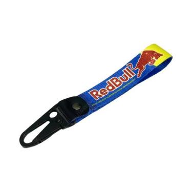 Imagem de Bordado Red Bull Chaveiro Tag Strap Acessórios de couro Keytag Racing 