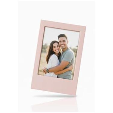 Imagem de Porta Retrato Magnético Para Câmeras Fujifilm Instax - Fotos 8x5| Ideal para Colecionadores, Decoração de Casa, Lembranças de Viagem e Presente(1 Unidade,Rosa)