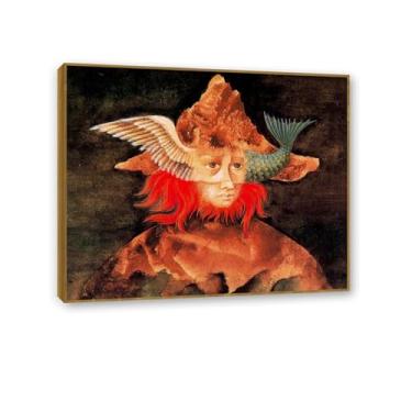 Imagem de Zeichn8u Remedios Varo Paintings The World Remedios Varo Pôster de parede Surrealismo Arte em tela para sala de estar escritório decoração de parede presente pronto para pendurar 50x40 cm (50.8x40.6